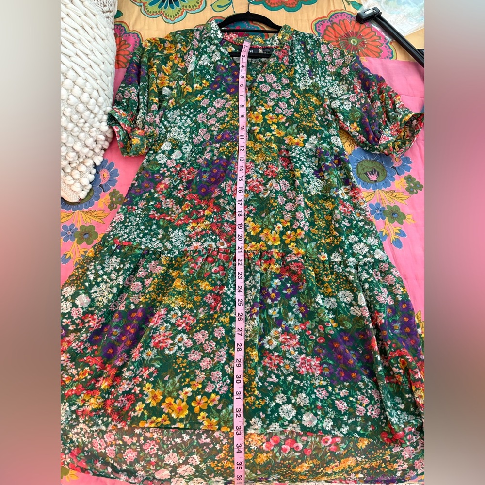 Anthropologie Maeve Tunic Floral Dress Size Small - Picture 9 of 9